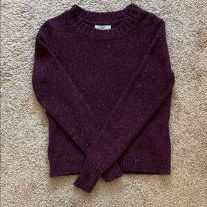 Bass Women's Rich Plum Crew Neck Sweater